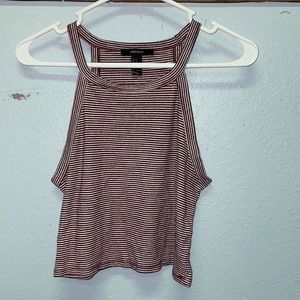 forever 21 striped cropped tank